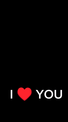 a picture of a man and a woman with the words " i love you " below them