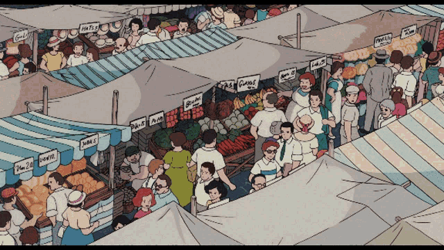 market animated