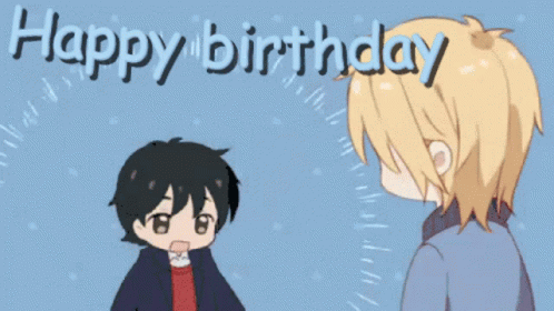  Feliz Cumpleaños Anime GIF