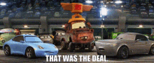 Cars Tow Mater GIF - Cars Tow Mater That Was The Deal GIFs