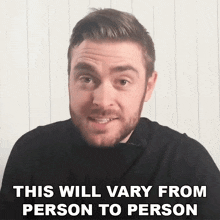 This Will Vary From Person To Person Lewis Jackson GIF - This Will Vary From Person To Person Lewis Jackson Cryptolewlew GIFs