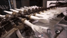 Hands Production Line GIF