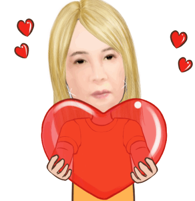 Mimi Love Sticker - Mimi Love Heart Stickers