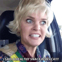 I Said A Healthy Snack Rebecca Healthy GIF - I Said A Healthy Snack Rebecca Healthy Healthy Snack Rebecca GIFs