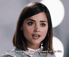 Doctor Who Clara Oswald GIF - Doctor Who Clara Oswald These Have Been The Best Years Of My Life GIFs