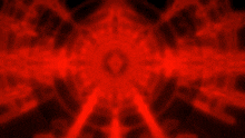 a red background with a circle in the center