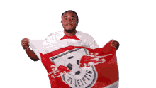 waving the flag christopher nkunku rb leipzig im proud of my team this is who i play for