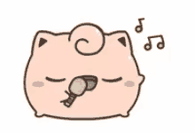 jigglypuff pokemon cute singing