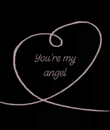 You Are My Angel Love You GIF - You Are My Angel Love You Heart GIFs