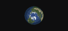 earth globe world spinning