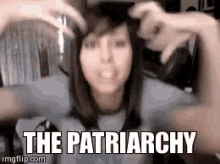 shoe0nhead patriarchy waving hands