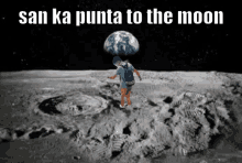 San Ka Punta To The Moon Noman GIF - San Ka Punta To The Moon Noman Brosquad GIFs