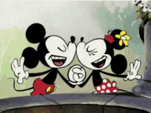 Nose Kiss Mickey Mouse GIF - Nose Kiss Mickey Mouse Minnie Mouse GIFs