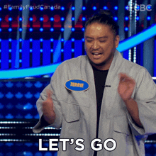 Lets Go Terrie GIF - Lets Go Terrie Family Feud Canada GIFs