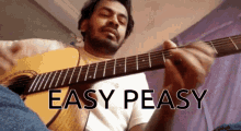 Easy Peasy Guitar GIF - Easy Peasy Guitar Acoustic Guitar GIFs