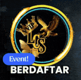 a logo with a bird and a crown that says vip lcs