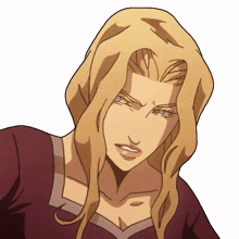 eye twitching lisa tepes castlevania angry mad