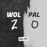 a black and white poster that says wol pal 20 on it