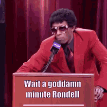 Dave Chapelle Wait A Goddamn Minute Rondell GIF