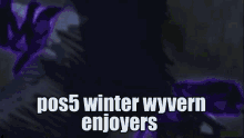 Winter Wyvern Pos5 GIF - Winter Wyvern Pos5 Wyvern GIFs