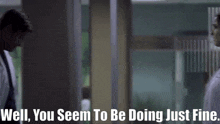 Greys Anatomy Atticus Lincoln GIF - Greys Anatomy Atticus Lincoln Well You Seem To Be Doing Just Fine GIFs