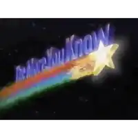 a star is flying through the air with the words " before you know " behind it