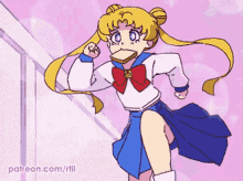 Sailor Moon Running GIF - Sailor Moon Running Toast GIFs