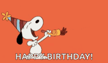 Snoopy Party GIF