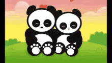 Panda Love GIF - Panda Love Couple GIFs