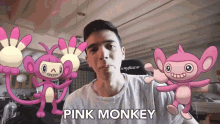 Pink Monkey Aipom GIF - Pink Monkey Aipom Ambipom GIFs