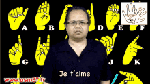 Je T Aime Lsf Usm67 Sign Language GIF - Je T Aime Lsf Usm67 Sign Language Je T Aime GIFs