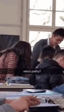 Point Students GIF - Point Students Whos Pretty GIFs