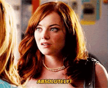 absolutely emma stone easy a