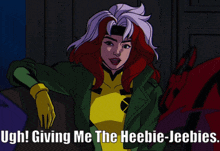 X Men 97 Rogue GIF - X Men 97 Rogue Heebie Jeebies GIFs
