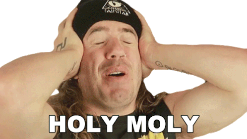 Holy Moly Bradley Hall Sticker - Holy Moly Bradley Hall Holy Moley Stickers