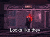 a video game scene with a caption that says they ruined my fit .