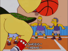 The Simpsons Basketball GIF - The Simpsons Basketball Kilt GIFs