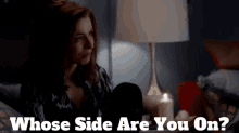 Greys Anatomy Amelia Shepherd GIF - Greys Anatomy Amelia Shepherd Whose Side Are You On GIFs