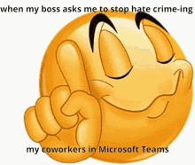 no no no bossy microsoft teams