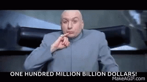 dr evil one trillion dollars