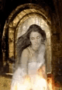 Lady Fire GIF - Lady Fire Fireplace GIFs