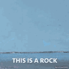 Rock Water GIF - Rock Water Random GIFs