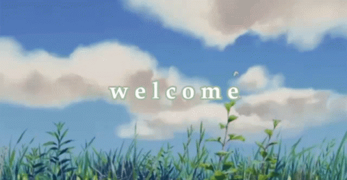 Anime Aesthetic Welcoming Welcome Grass Butterfly Gif GIF – Anime ...