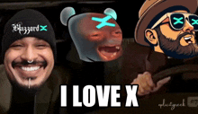 a man wearing a hat that says blizzard on it is smiling