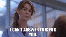 Greys Anatomy Meredith Grey GIF - Greys Anatomy Meredith Grey I Cant Answer This For You GIFs