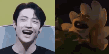 Bang Chan Funny Skz GIF - Bang Chan Funny Skz Bang Chan Frog Passed Out GIFs