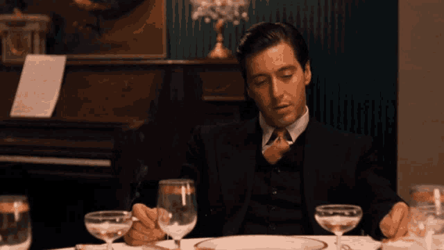Michael Corleone Godfather GIF - Michael Corleone Godfather Godfather2
