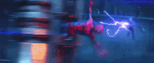 Spider Man Electro GIF - Spider Man Electro Swing GIFs