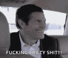 Willem Dafoe Laugh GIF - Willem Dafoe Laugh Crazy GIFs