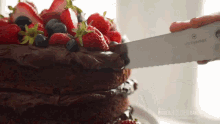 slicing cake bigger bolder baking chocolate cake dessert cake
